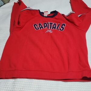 REEBOK EUC MENS SIZE XL WASHINGTON CAPITOLS SWEATSHIRT TOP